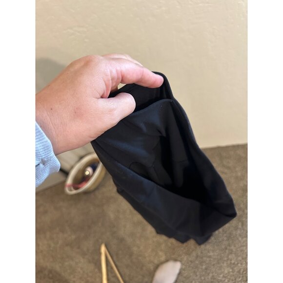 Lululemon Black Wide Leg Stretchy Waistband High Waisted Yoga Pants - Picture 9 of 10